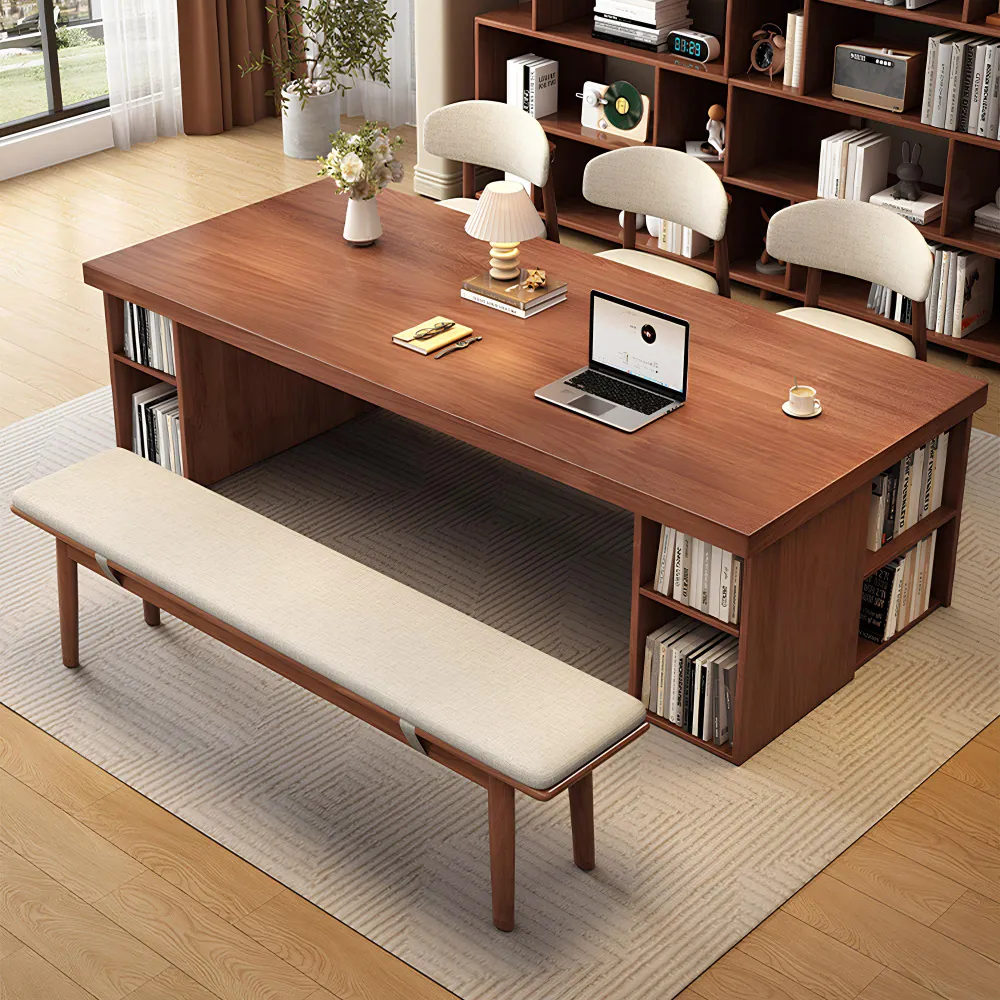 【HappyLife】原木書桌書櫃一體桌/100CM (Y10985) 歷史價格詳細信息