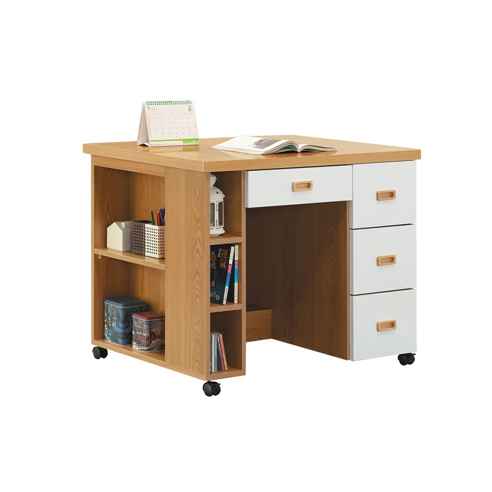 Bernice-嘉文3.5尺多功能四抽書桌(下座) 歷史價格詳細信息