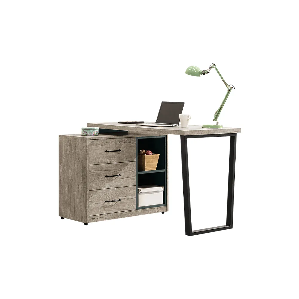 Bernice-本森4尺輕工業風L型書櫃+工作書桌組合(B款-4尺書桌+2尺二門書櫃) 歷史價格詳細信息