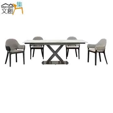 【文創集】羅可咖啡色透氣皮革L型沙發組合(四人座＋椅凳組合) 歷史價格詳細信息