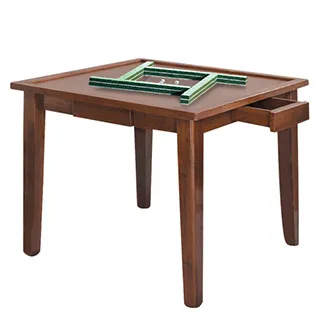 實木麻將桌餐桌兩用象棋桌簡約摺疊家用簡易手動棋牌桌椅組合 歷史價格詳細信息