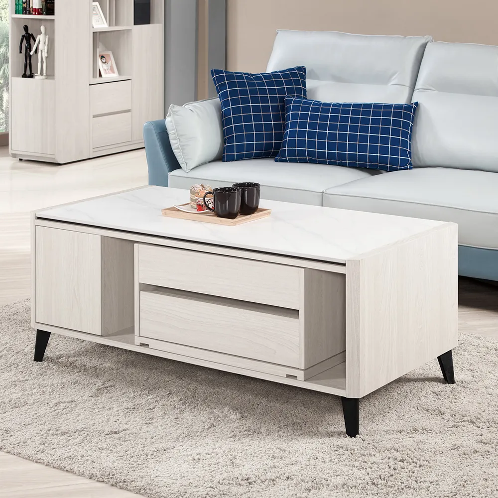 Boden-艾登4尺多功能升降伸縮岩板大茶几 歷史價格詳細信息