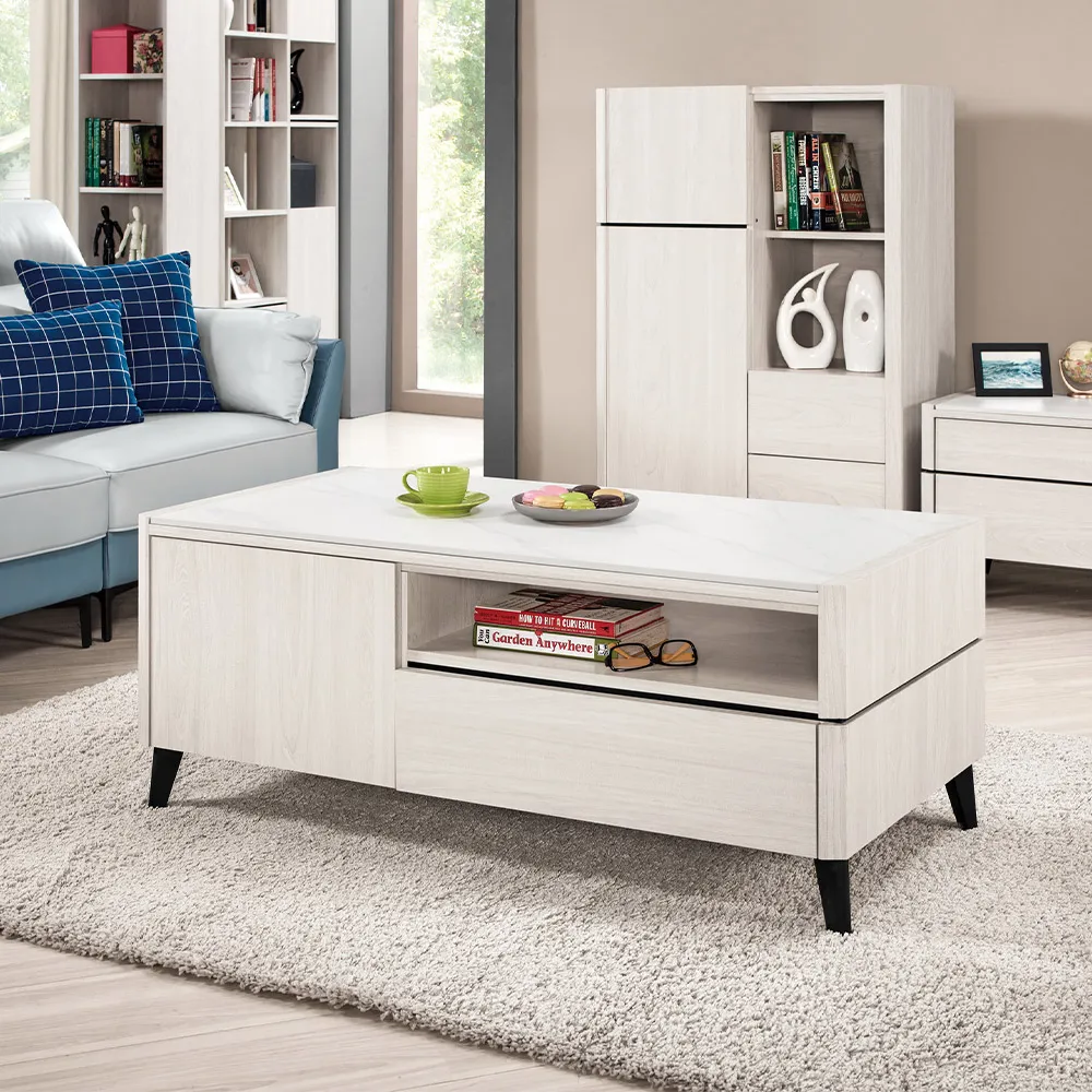 Boden-艾登4尺多功能升降伸縮岩板大茶几 歷史價格詳細信息