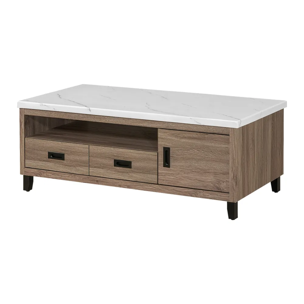 Homelike 艾瑪5.3尺石紋餐櫃-免組裝 歷史價格詳細信息