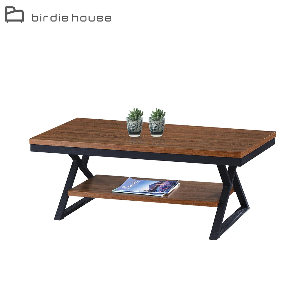 Birdie-瑞德4.3尺雙色設計大茶几(附腳椅二入) 歷史價格詳細信息