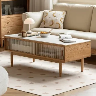 源氏木語橡木原木色玻璃滑門2M四格電視櫃 Y162N01 歷史價格詳細信息