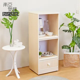 Birdie南亞塑鋼-1.5尺一門一抽二拉盤塑鋼電器櫃/收納餐櫃(白色) 歷史價格詳細信息