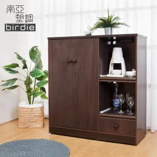 Birdie南亞塑鋼-3.6尺右開放拉門/推門塑鋼鞋櫃(胡桃色) 歷史價格詳細信息
