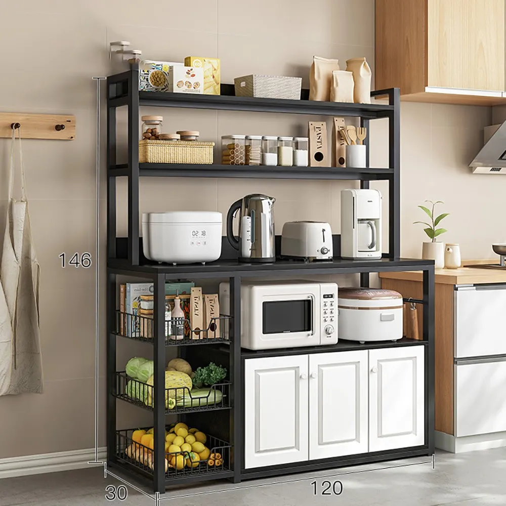 【優品星球】模壓升級版 北歐風廚房置物架 兩門 中島款 100公分 歷史價格詳細信息