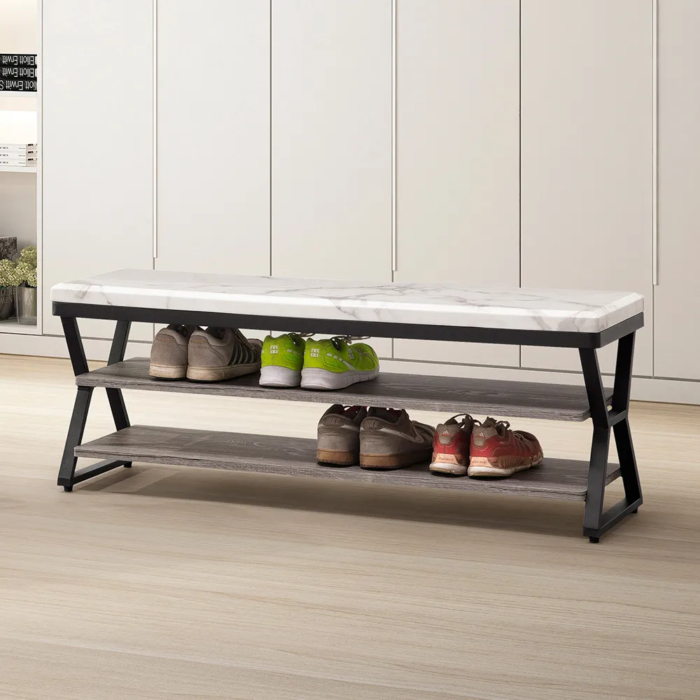 Homelike 桑席仿石紋大小方茶几-免組裝 歷史價格詳細信息