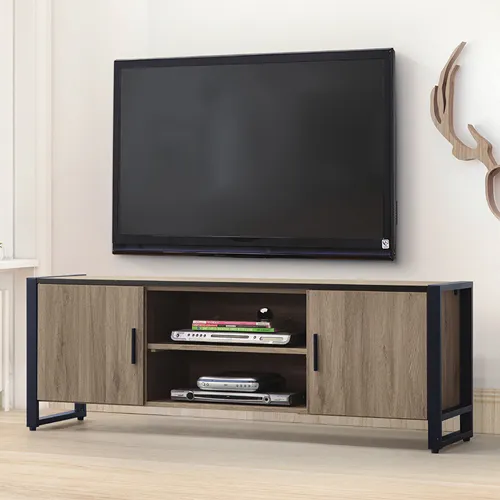 Bernice-查茲2.8尺工業風二門鞋櫃(梧桐色) 歷史價格詳細信息