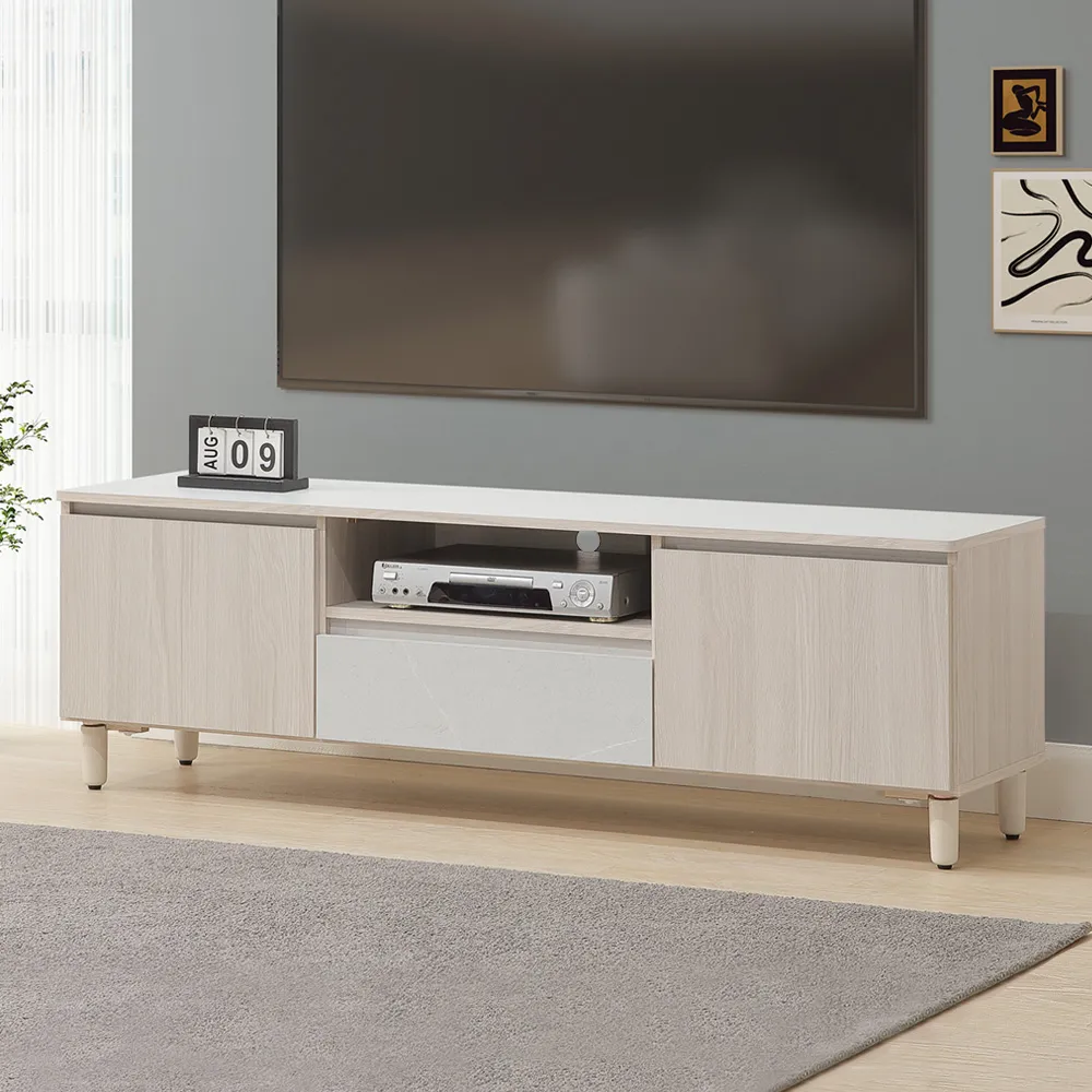 Homelike 納維亞5.3尺電視櫃(木面) 歷史價格詳細信息