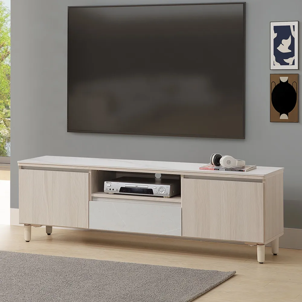 Homelike 納維亞5.3尺電視櫃(木面) 歷史價格詳細信息