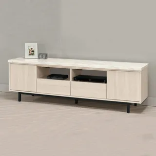 Bernice-凱爾6.7尺四門二抽石面電視櫃/長櫃/視聽櫃 歷史價格詳細信息