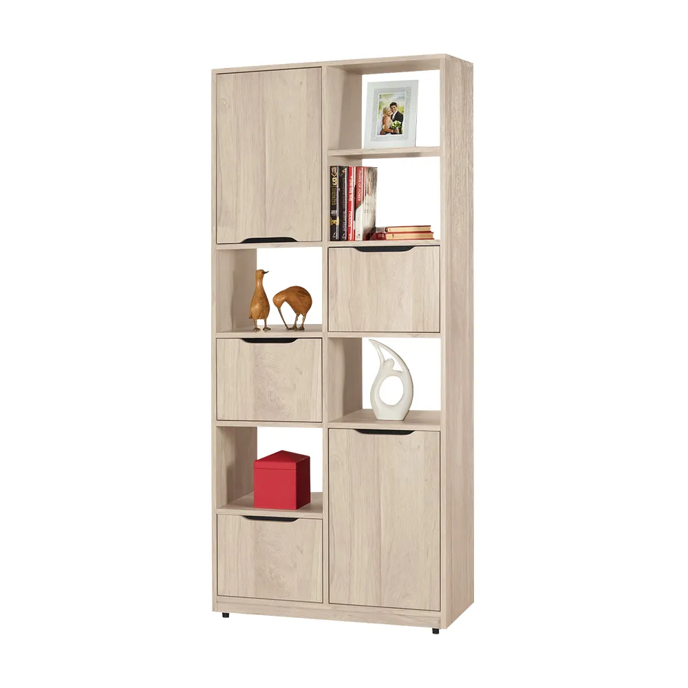 Bernice-費斯2尺二門二抽展示櫃/書櫃 歷史價格詳細信息