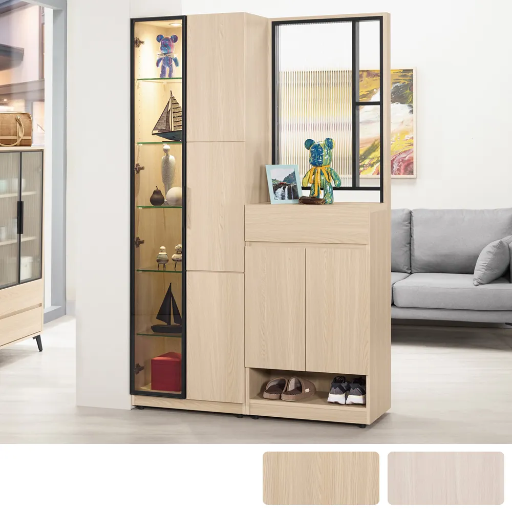 Bernice-雅德4.2尺現代風仿石面中島型吧台桌+餐櫃/多功能L型伸縮收納餐桌櫃組合 歷史價格詳細信息