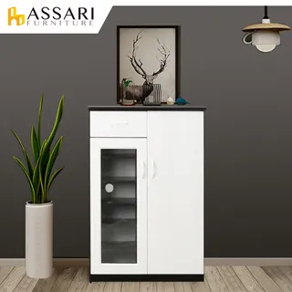 ASSARI-防潮防蛀塑鋼緩衝二門高鞋櫃(寬44x深34x高180cm) 歷史價格詳細信息
