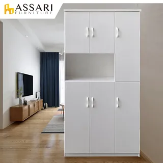 ASSARI-防潮防蛀塑鋼緩衝開放四門鞋櫃(寬97x深34x高180cm) 歷史價格詳細信息