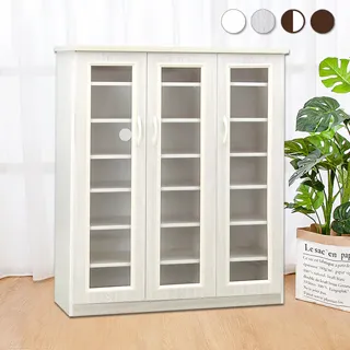 Bernice-防水塑鋼3.2尺六門高鞋櫃(五色可選) 歷史價格詳細信息