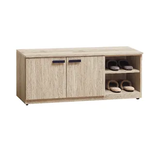 Boden-米克4.5尺實木餐桌+斯伯灰色布紋皮革實木餐椅組合-鄉村木紋色(一桌四椅) 歷史價格詳細信息