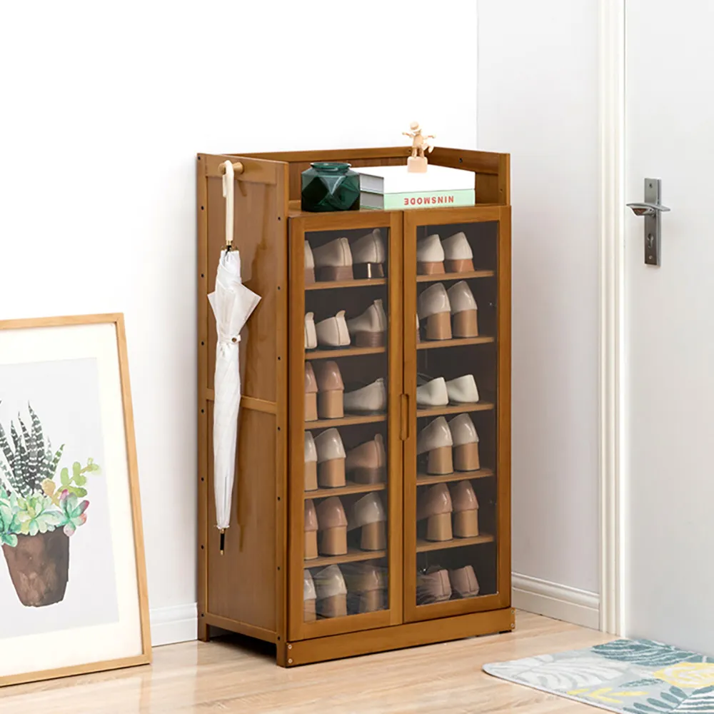 【HappyLife】楠竹製雙門六層鞋櫃/寬60公分/單抽 (YV9924) 歷史價格詳細信息