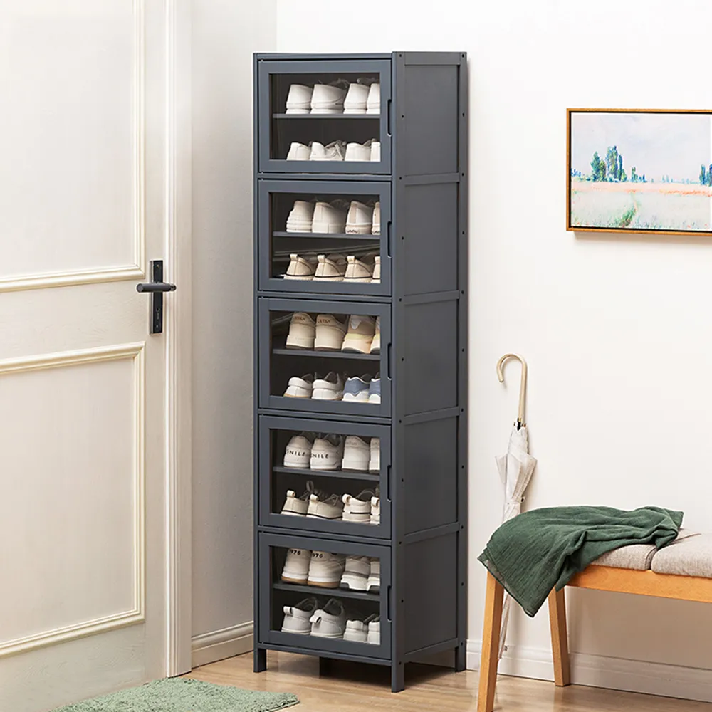 【HappyLife】楠竹拉門鞋櫃 長虹櫃門 六層40公分 Y10934 歷史價格詳細信息