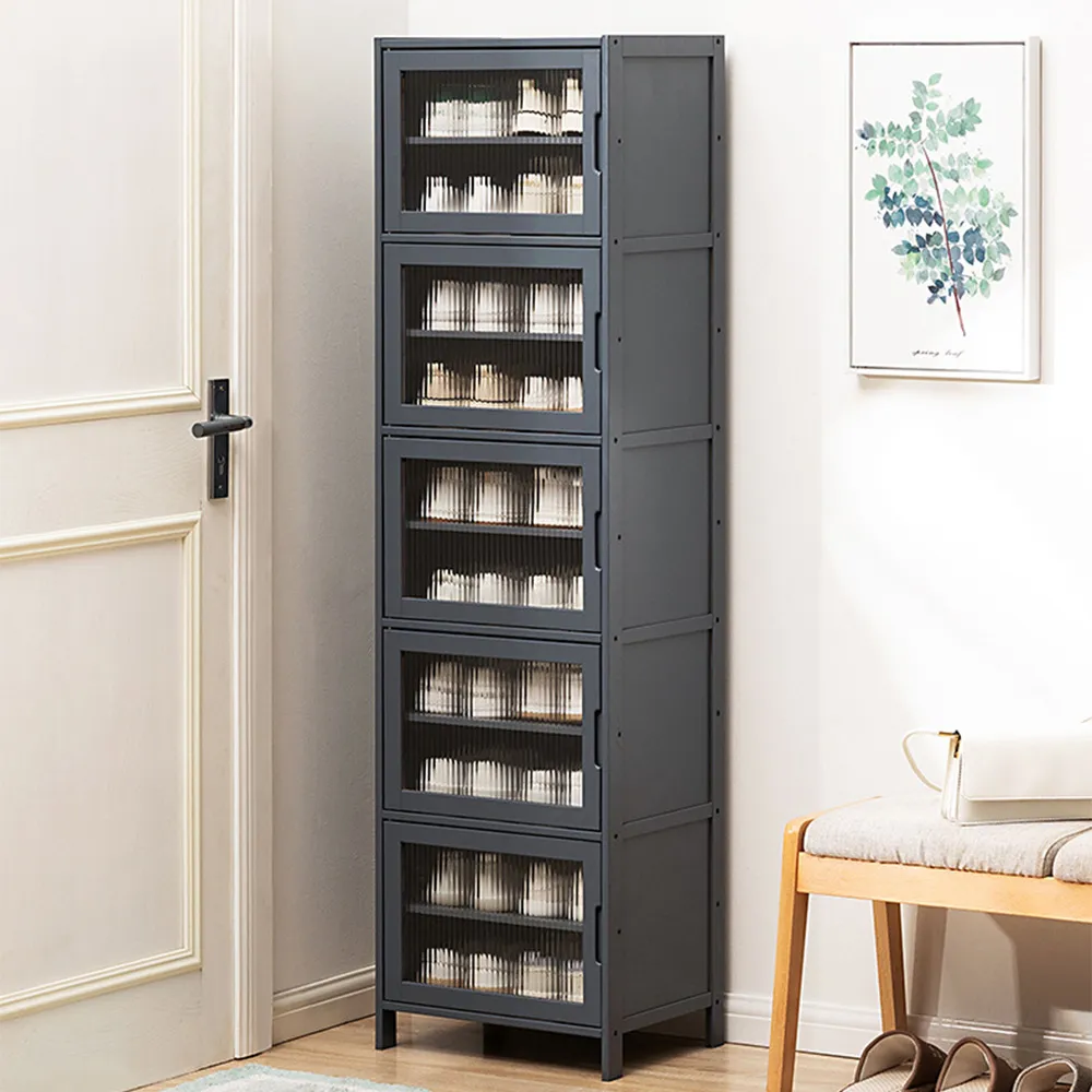 【HappyLife】楠竹拉門鞋櫃 長虹櫃門 六層40公分 Y10934 歷史價格詳細信息