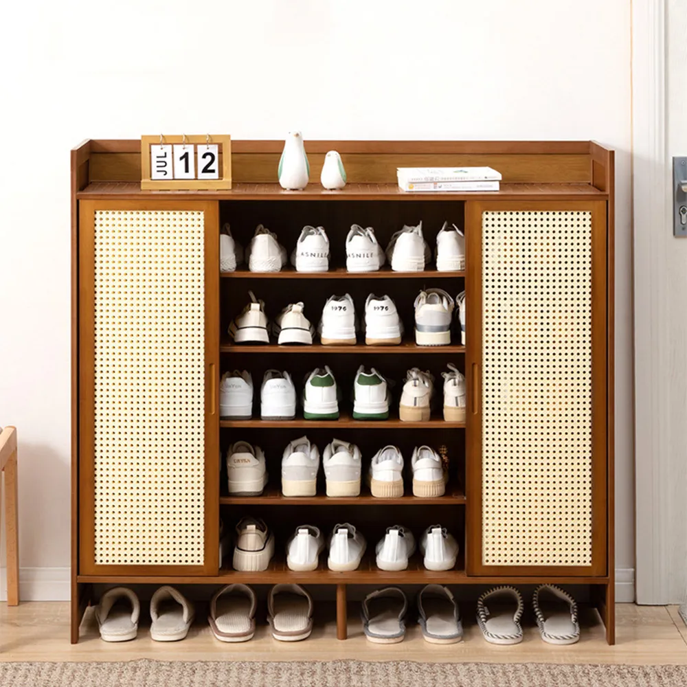 【HappyLife】楠竹拉門鞋櫃 長虹櫃門 六層40公分 Y10934 歷史價格詳細信息