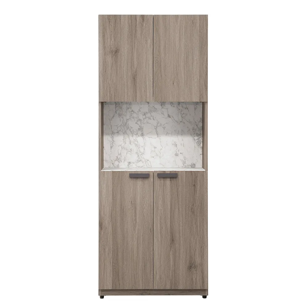 Bernice-杰恩5.8尺多功能衣櫃+化妝鏡台組合(二門單抽+衣櫃式鏡台+收納立鏡櫃) 歷史價格詳細信息