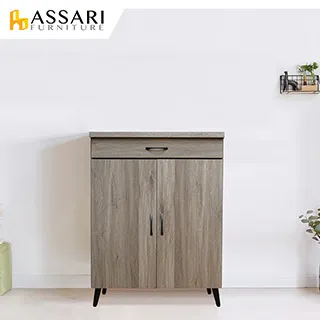 ASSARI-艾維斯木心板四門中抽2.7尺高鞋櫃(寬80x深37x高183cm) 歷史價格詳細信息
