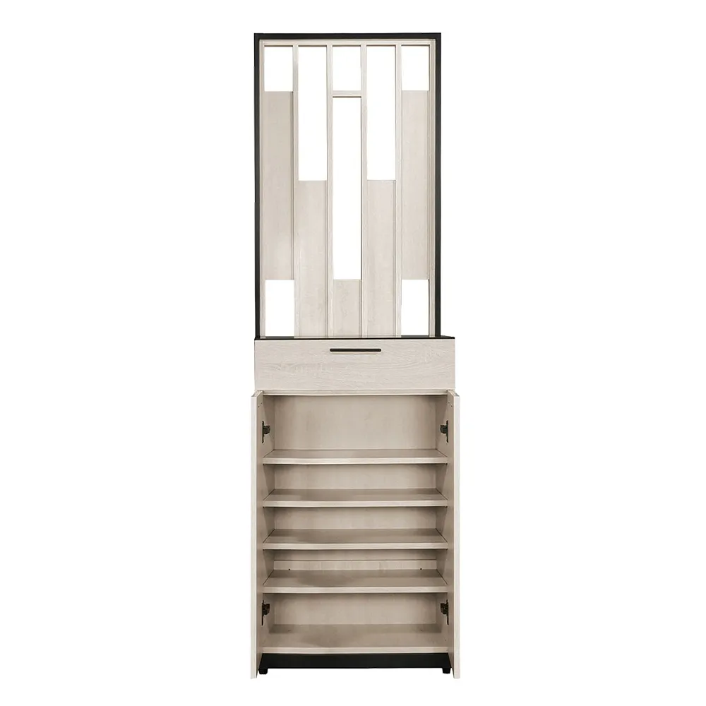 Bernice-馬汀2尺四門高鞋櫃/玄關收納櫃/隔間置物櫃 歷史價格詳細信息