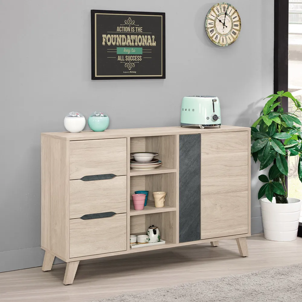 Boden-米格4尺北歐風餐桌椅組(一桌四椅) 歷史價格詳細信息