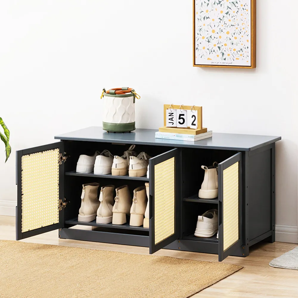 【HappyLife】楠竹製網紋三門電視櫃/160CM (Y10793) 歷史價格詳細信息