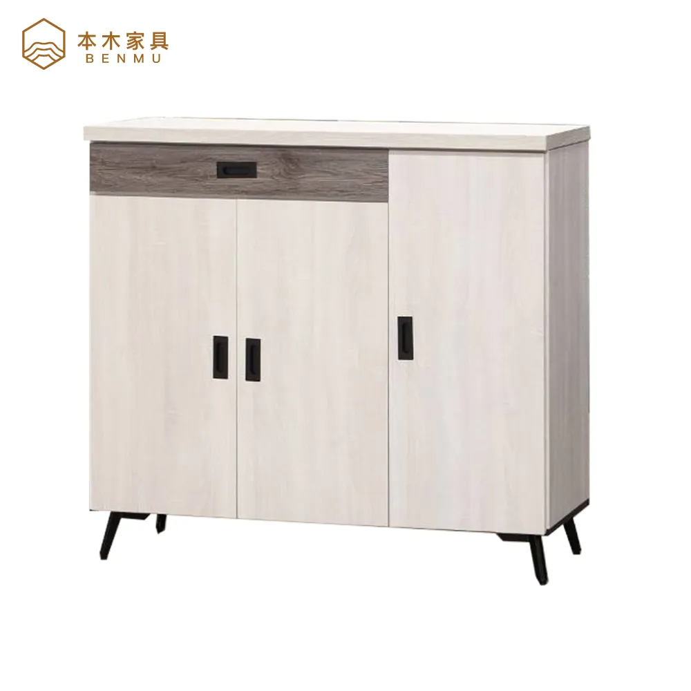 【本木】米恩 橡木白五斗櫃 歷史價格詳細信息