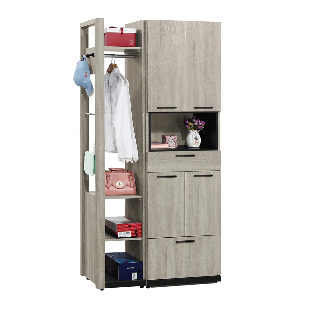 威尼斯2.2x6.5尺玄關組合鞋櫃(全組) 歷史價格詳細信息