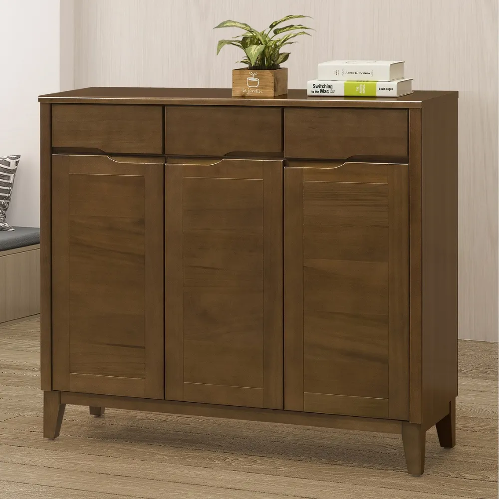 拉特4尺胡桃推門鞋櫃 歷史價格詳細信息