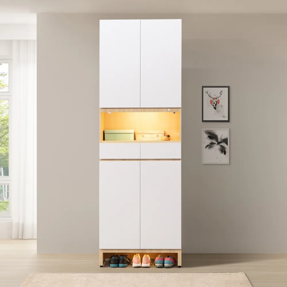 【直人木業】ELLIE 生活美學200cm玄關鞋櫃 歷史價格詳細信息