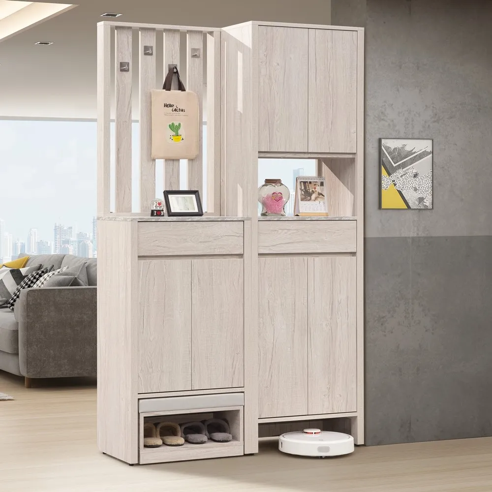 直人木業-LEO北歐風140公分系統衣櫃組 歷史價格詳細信息