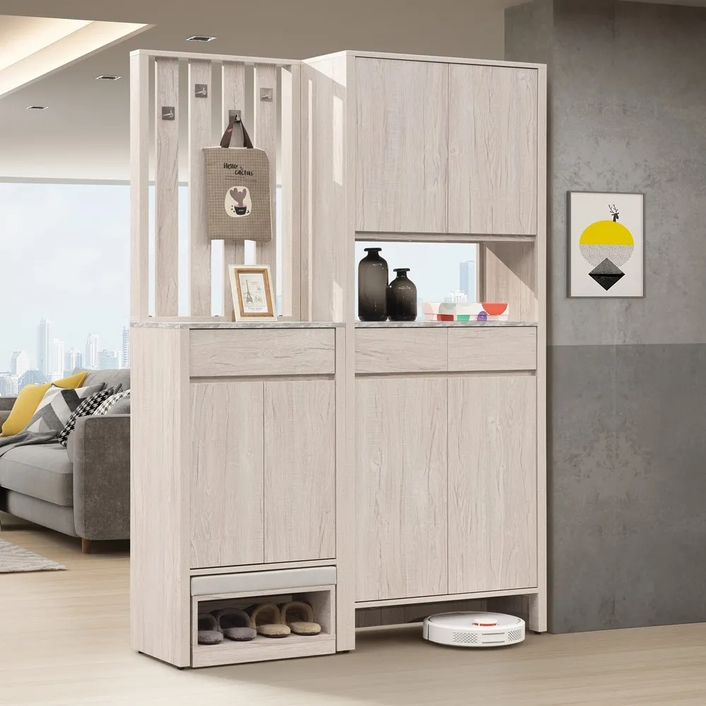 【直人木業】140/80公分亮面雪花白收納陶板餐桌(抽屜型) 歷史價格詳細信息