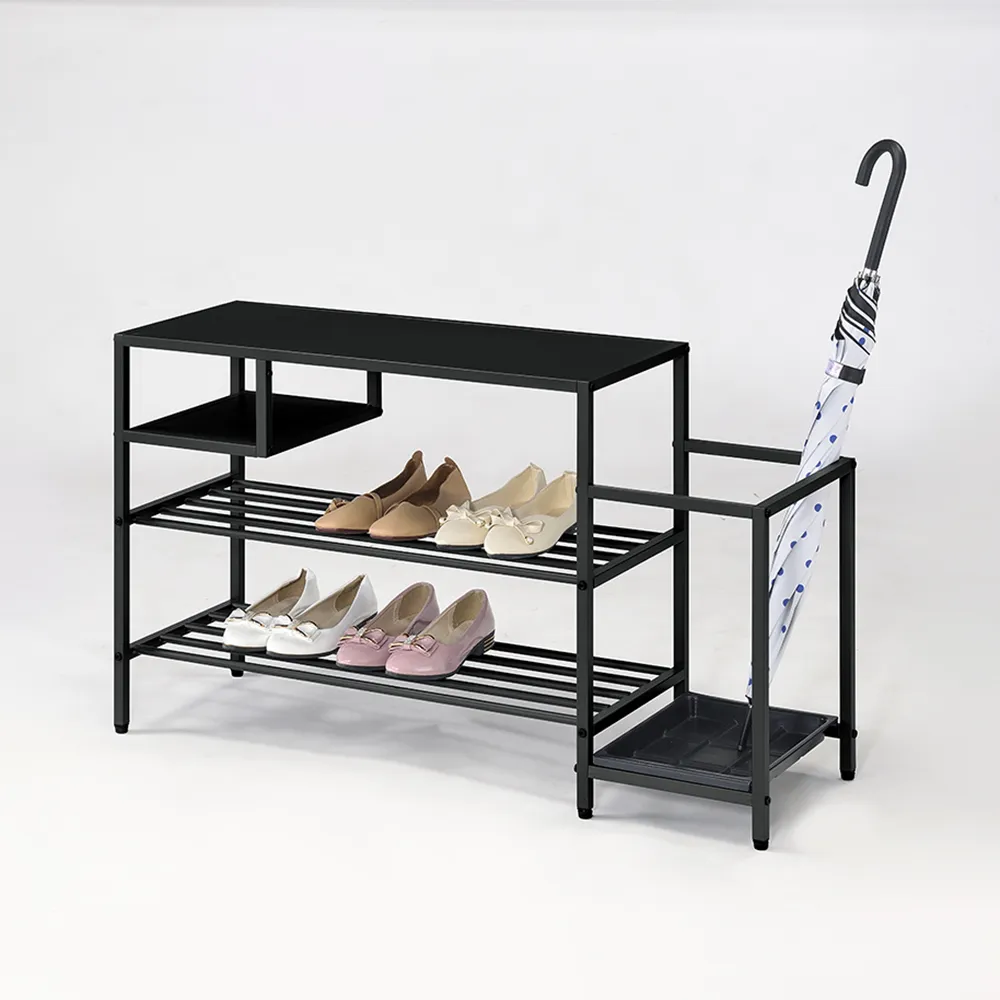 【洋翊】間約風 黑色鐵製雙層收納架/瓶罐架 歷史價格詳細信息