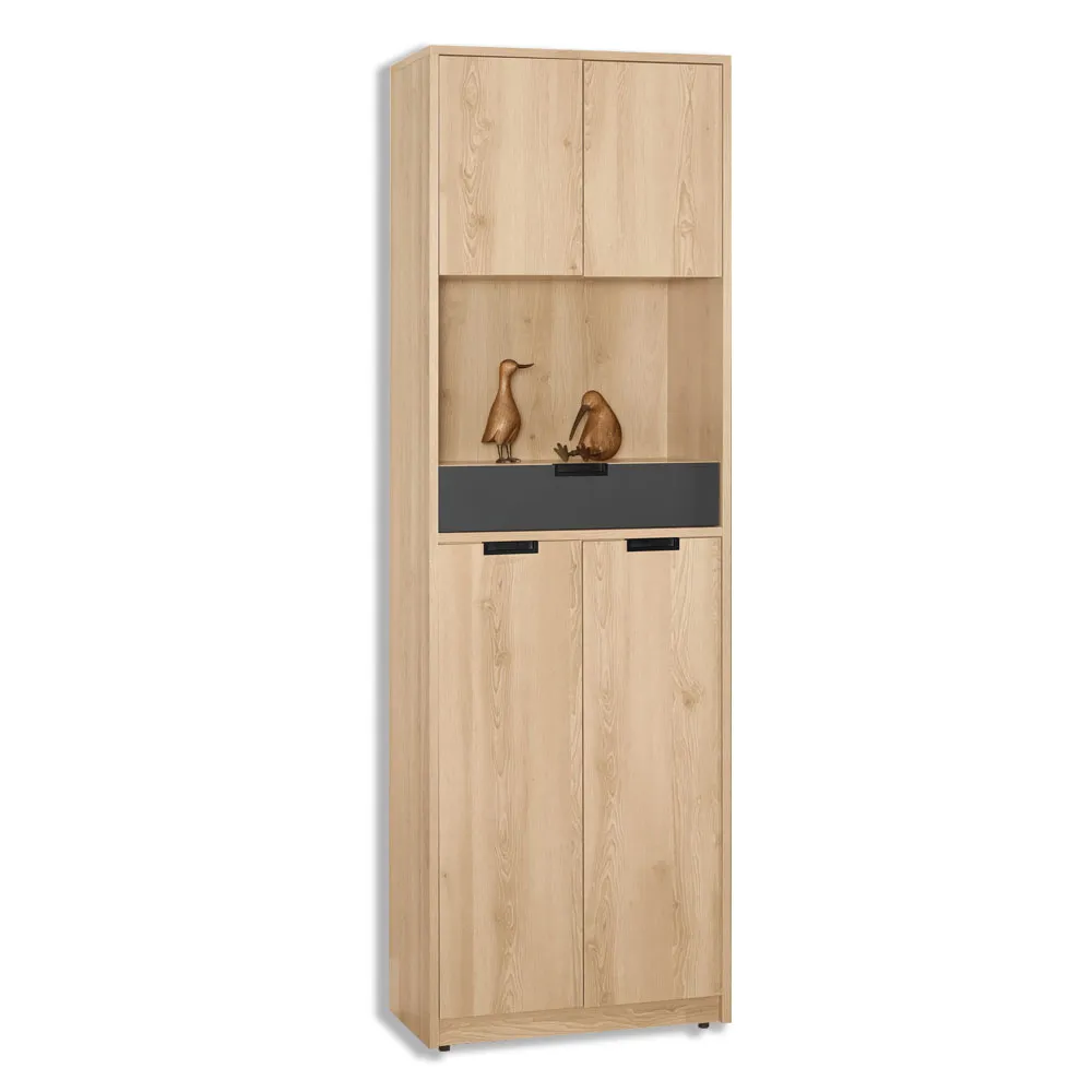 Bernice-溫士頓2尺工業風四門一抽高鞋櫃/玄關收納櫃/展示置物櫃 歷史價格詳細信息