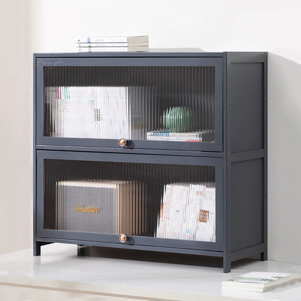 【HappyLife】沉穩深灰楠竹製餐櫥置物櫃/四層80cm (Y10623) 歷史價格詳細信息