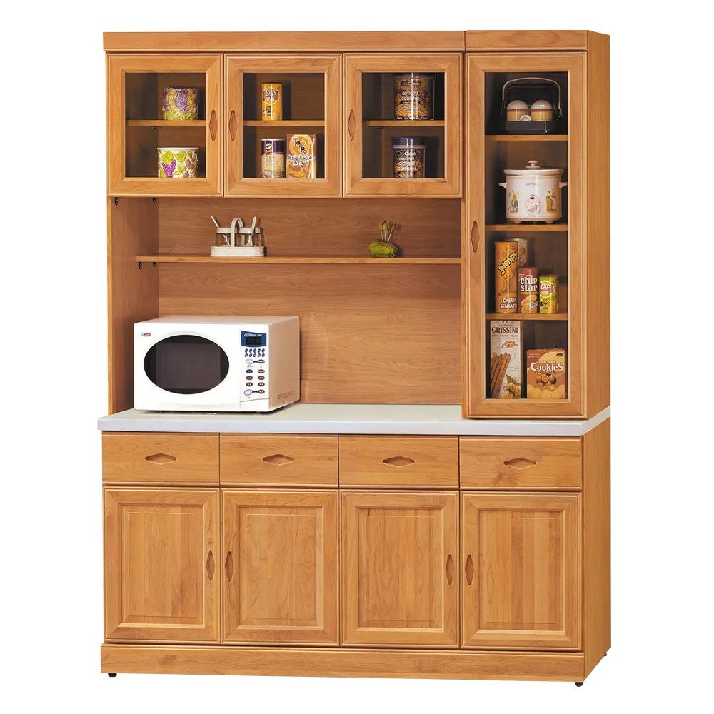 Boden-海特2.7尺石面收納高餐櫃/碗盤櫃/電器櫃(上座+下座) 歷史價格詳細信息