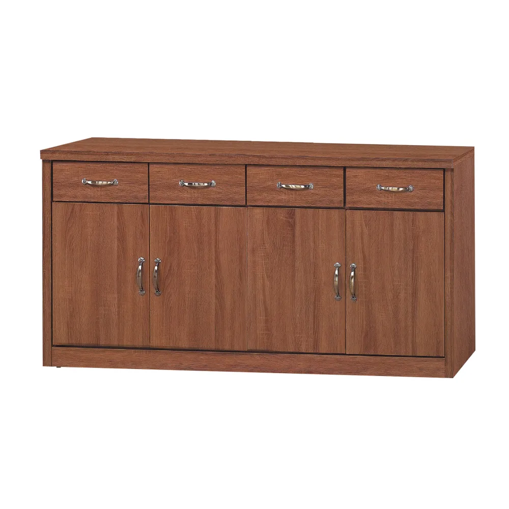 Boden-雷倫4尺工業風黑色石面收納高餐櫃/碗盤櫃/電器櫃(上座+下座) 歷史價格詳細信息