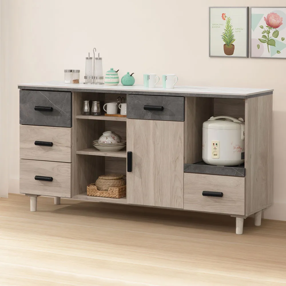 Homelike 杜克1.5尺三抽轉角櫃(左側邊櫃) 歷史價格詳細信息