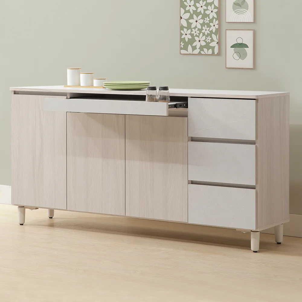 Homelike 蒙納德140cm岩板餐桌(胡桃色) 歷史價格詳細信息