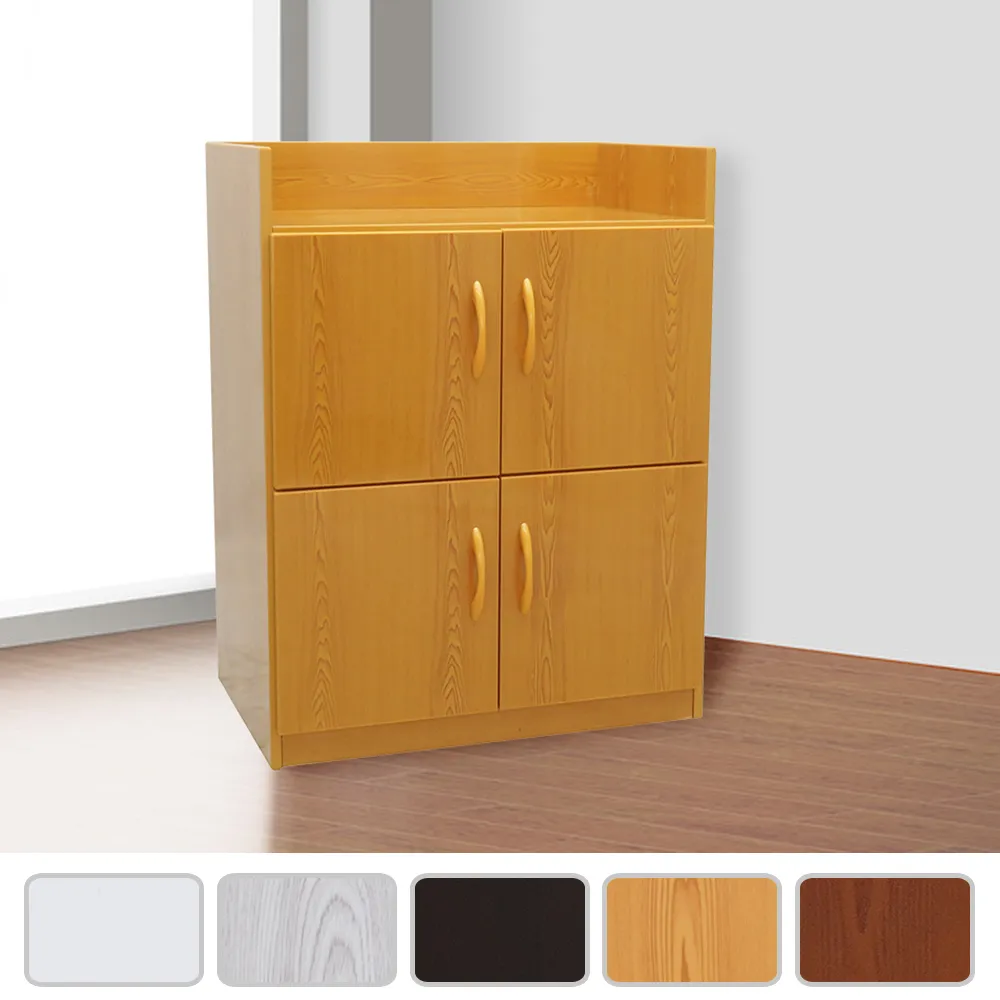 Bernice-防水塑鋼2.2尺四門透視高鞋櫃(四色可選) 歷史價格詳細信息