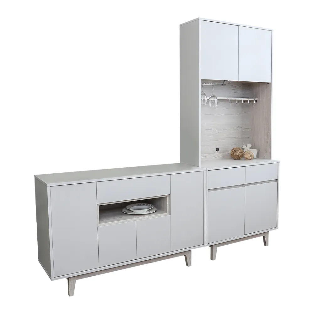 Bernice-艾琳娜9.3尺收納衣櫃組合(二門+二門三開放格+二門三抽+三門) 歷史價格詳細信息