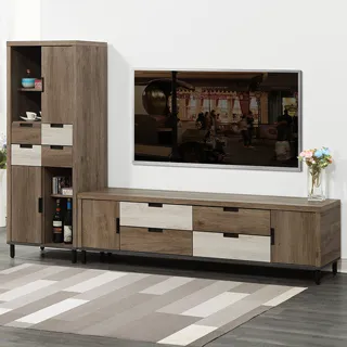 Bernice-費斯8尺L型電視櫃組合 歷史價格詳細信息