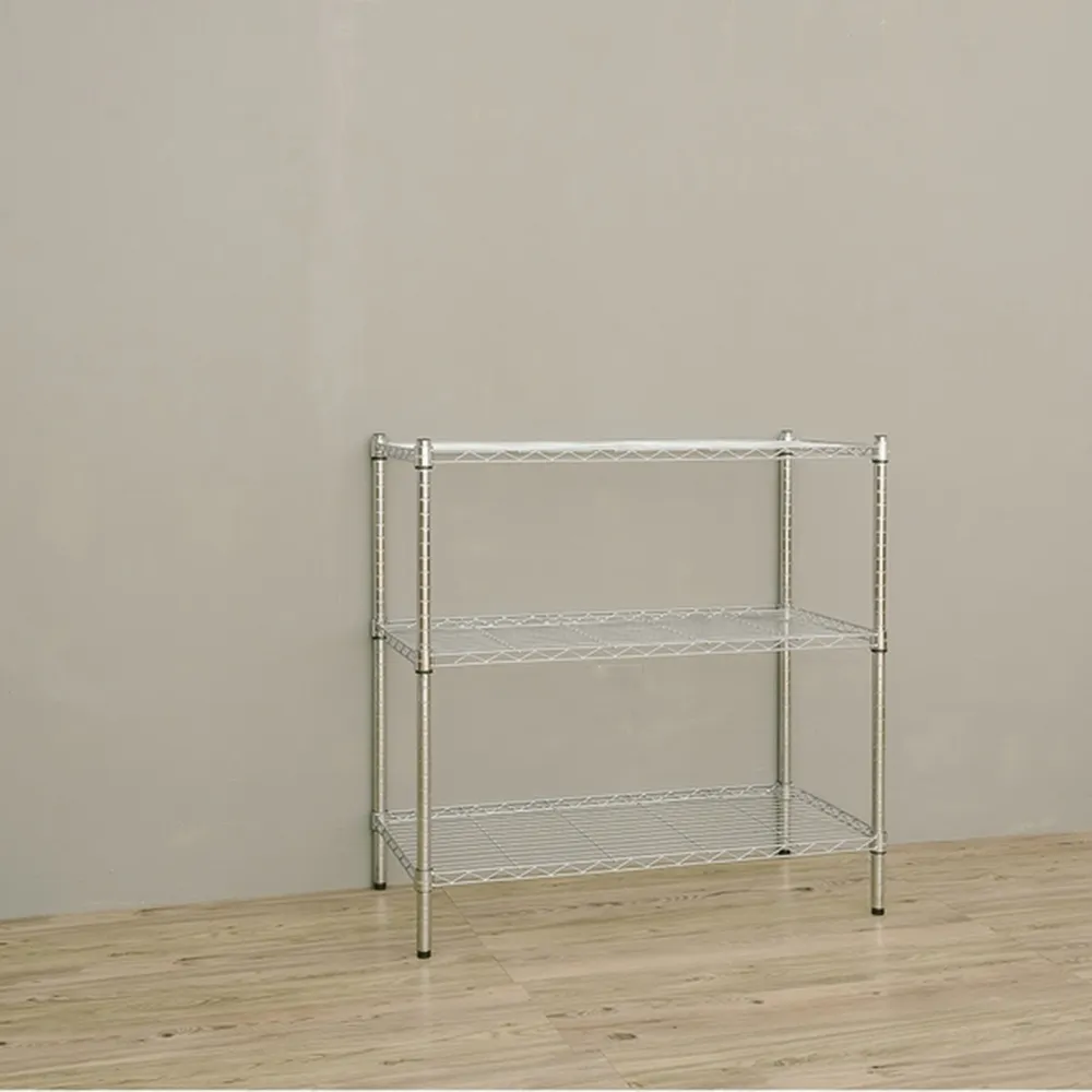 【youneed 優尼德】加強防鏽 90X35X90 三層鐵力士架(鍍鉻架/電器架/收納架) 歷史價格詳細信息